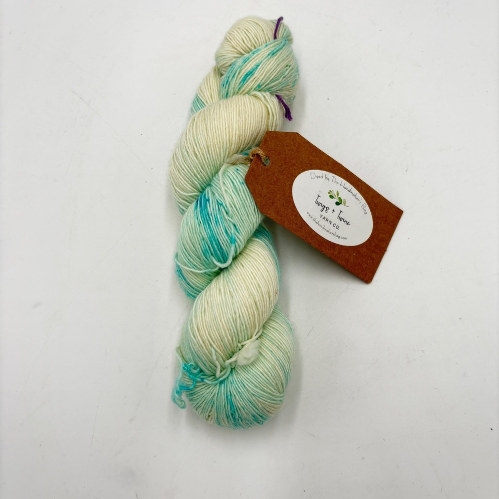 Twigs+Twine Sock Fingering Weight Superwash Merino Nylon Yarn Destash Hanks 100g